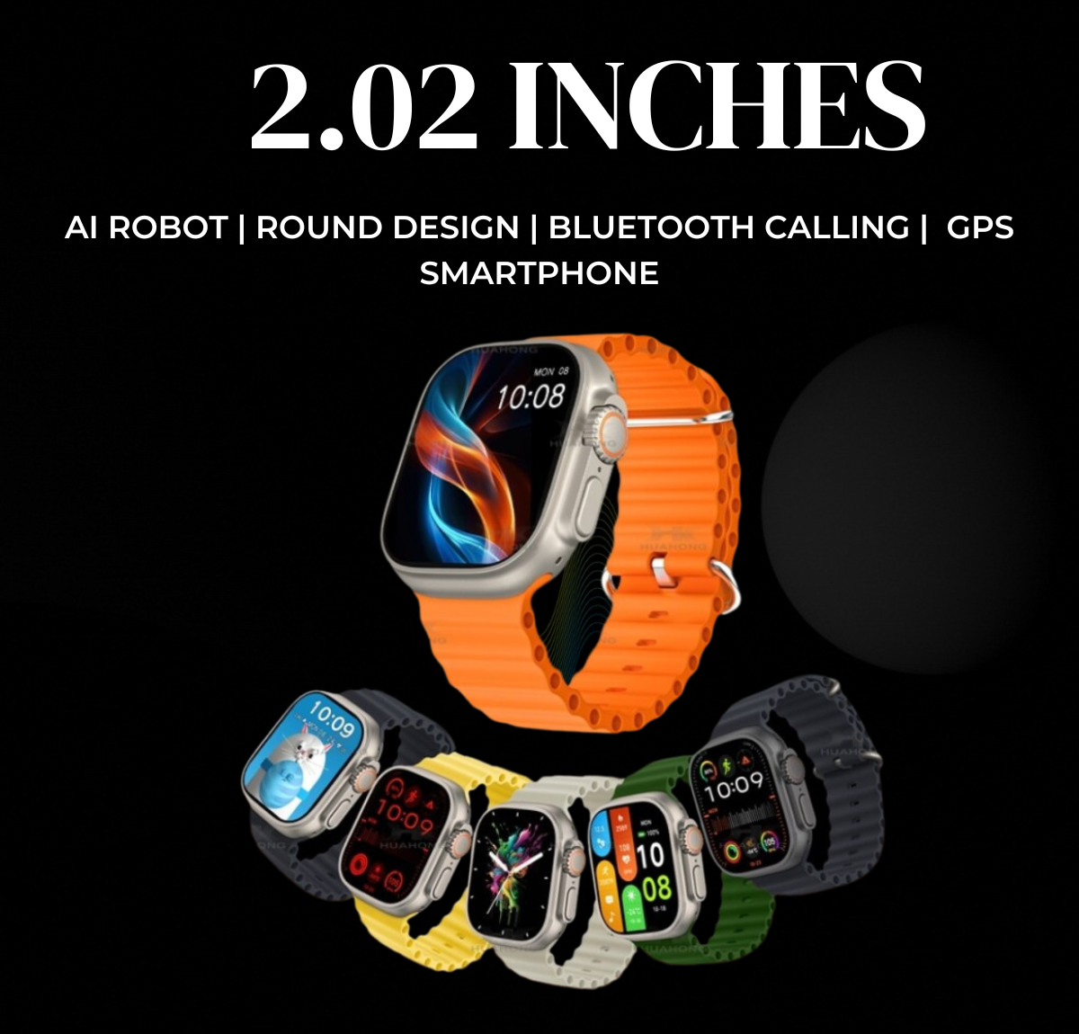 EONIX HK-10 Ultra-A Smartwatch with 2.02-inch large HD full-touch display