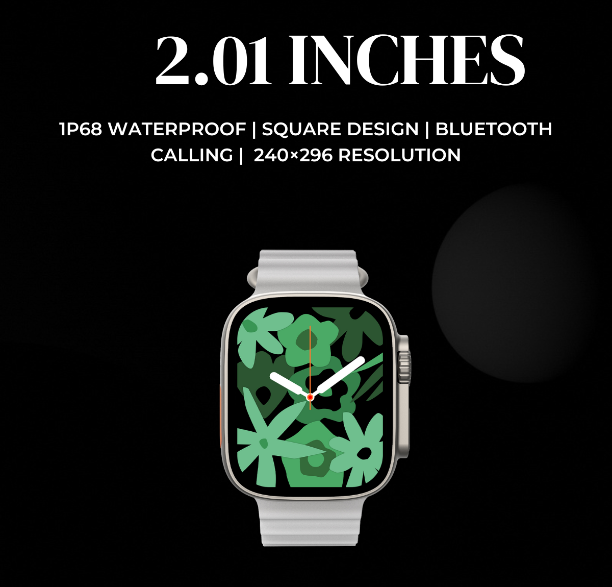 EONIX HD9 Ultra 2 smartwatch showcasing NFC and compass features
