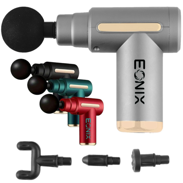 EONIX Cordless Deep Tissue Massager Gun – 6-speed handheld massage for neck, back, shoulders & feet. Perfect for muscle relief & recovery. Buy now!