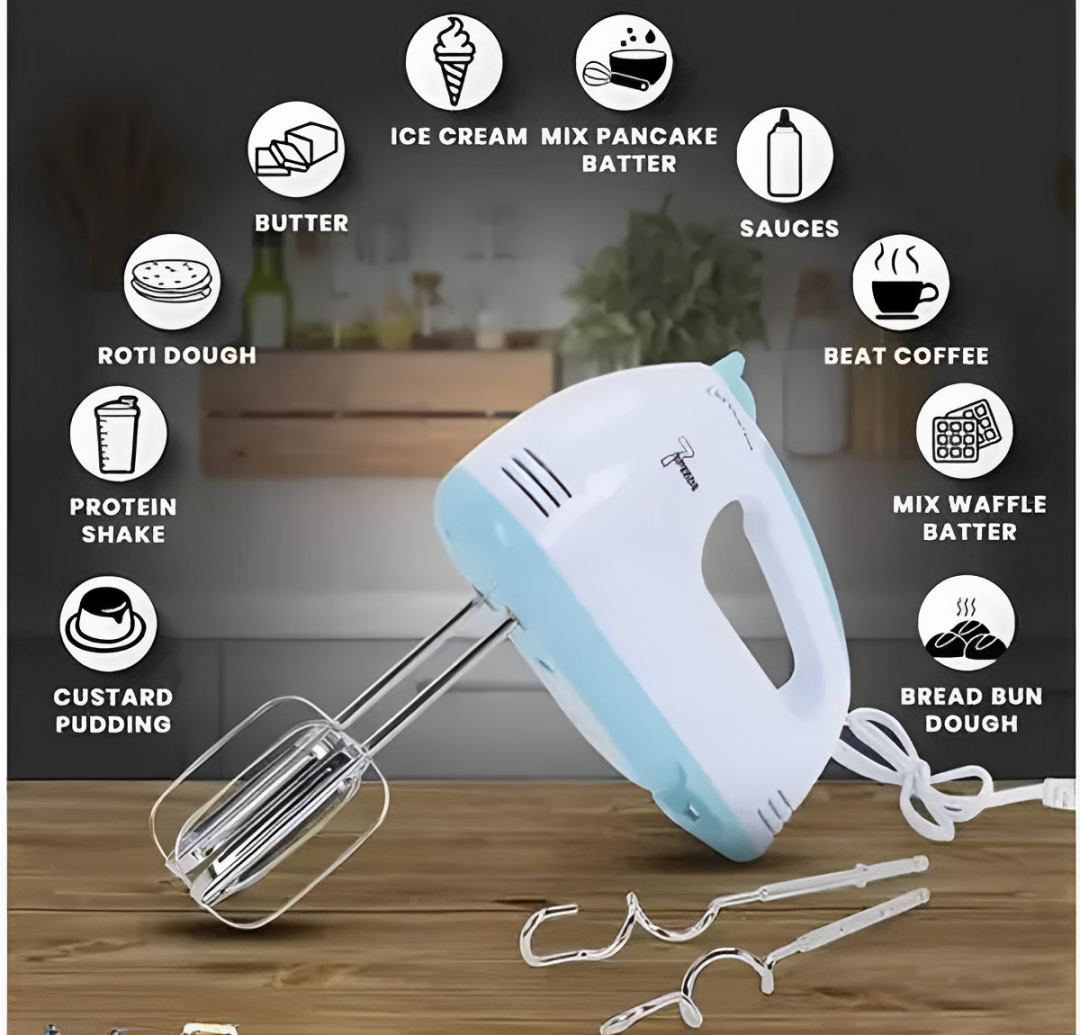 EONIX 260W white and grey hand blender with ergonomic handle