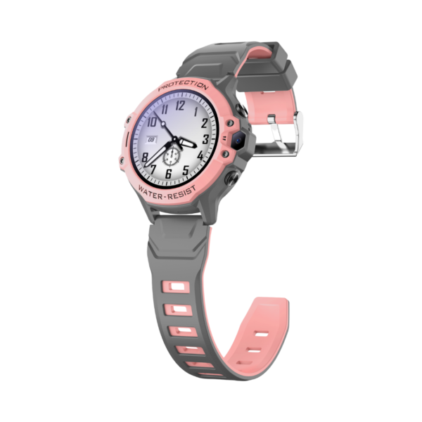 Buy EONIX Pink Color Kids Smart Watch – GPS, SIM card support, waterproof design & fun games. Keep kids entertained & parents worry-free!