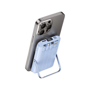 EONIX 10000mAh Magnetic Wireless Power Bank – 22.5W fast charging, phone holder & strong magnet for secure charging on the go. Buy now!