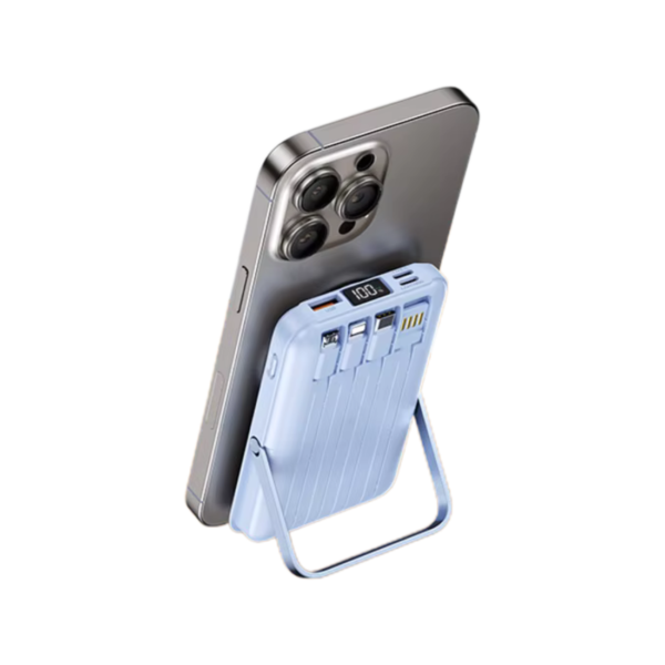EONIX 10000mAh Magnetic Wireless Power Bank – 22.5W fast charging, phone holder & strong magnet for secure charging on the go. Buy now!