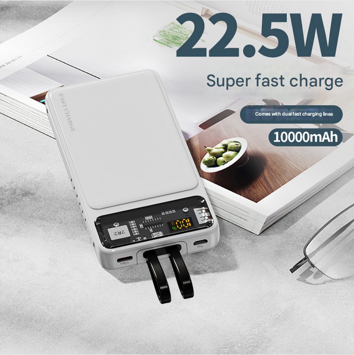 Compact EONIX 10000mAh power bank designed for portability.