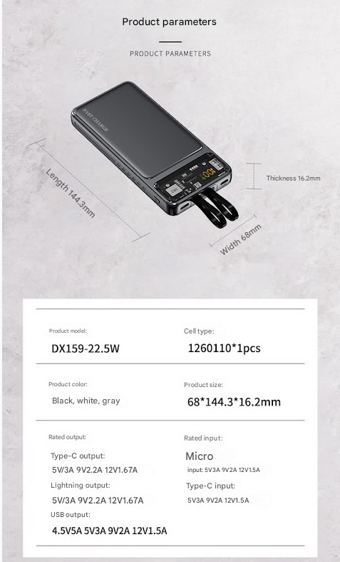 Durable and matte finish design of EONIX power bank.