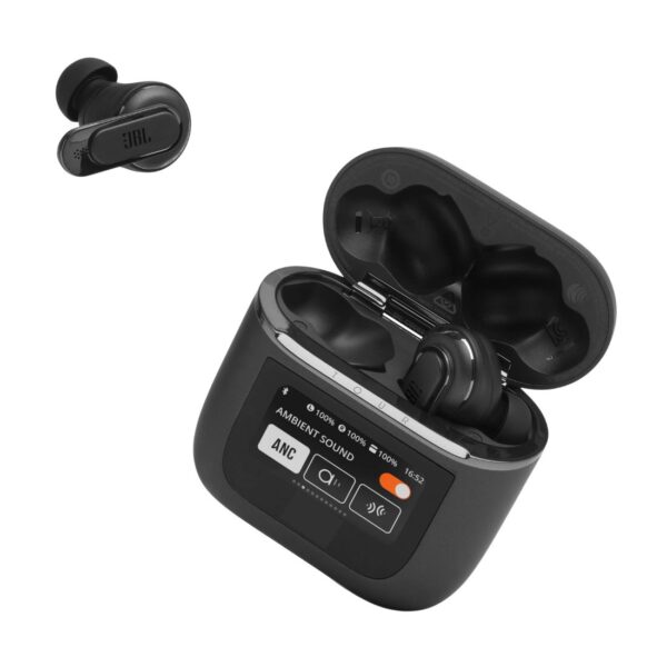 Black Tour Pro 2 True Wireless Earbuds with Bluetooth