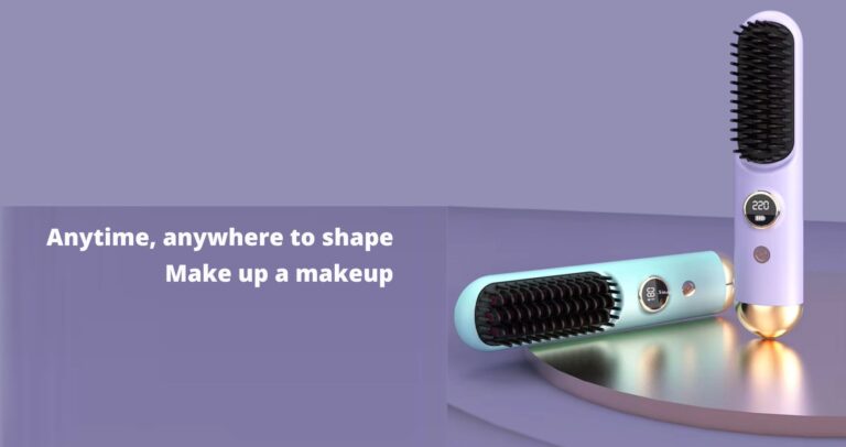 Portable digital hair styler for effortless styling anytime, anywhere