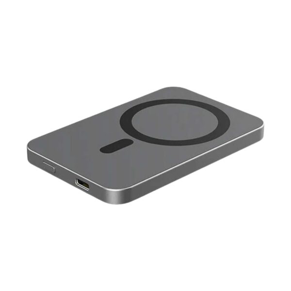 Grey EONIX 5000mAh magnetic wireless charger for iPhone with PD20W