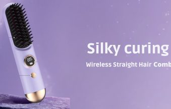 Silky Smooth Wireless Hair Straightening Comb for Effortless Styling